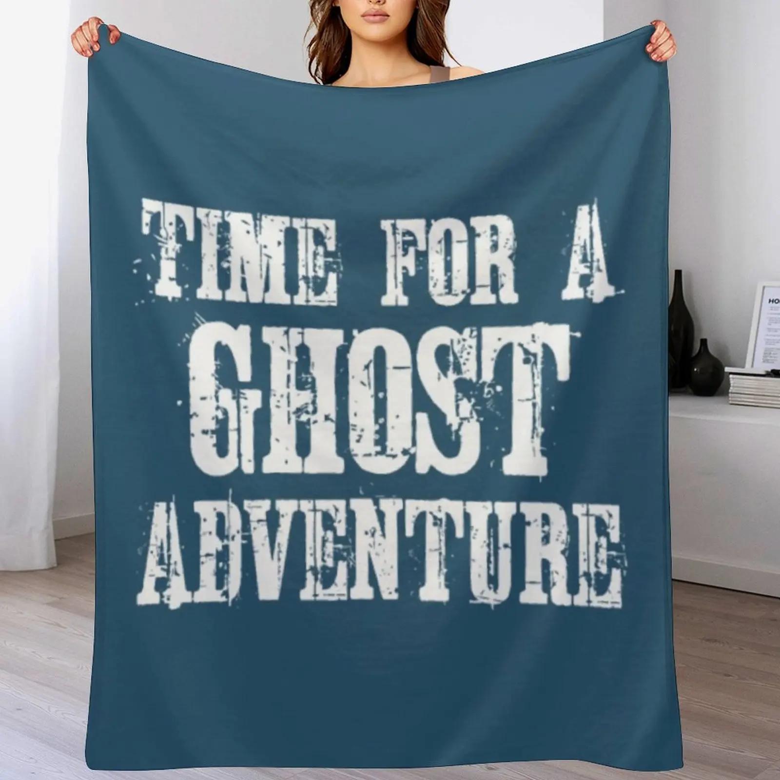 

Новое время для приключения с привидениями Плед-накидка Одеяла для малышей Тяжелые Детские одеяла на Хэллоуин 30x40in