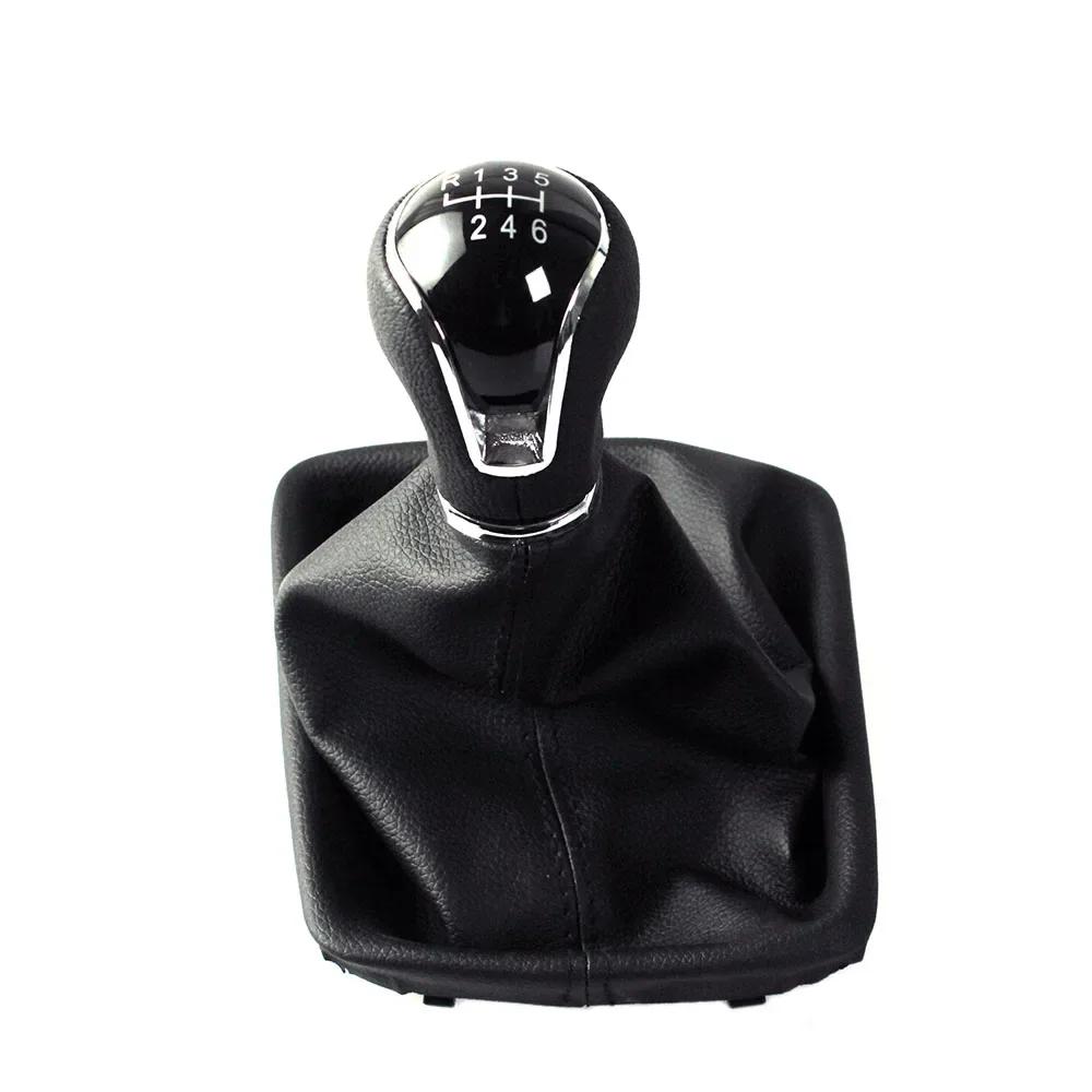 5/6-Gang-Schaltknauf für Seat Leon III MK3 2012- LHD mit Schalthebelmanschette Staubschutz Auto Zubehör