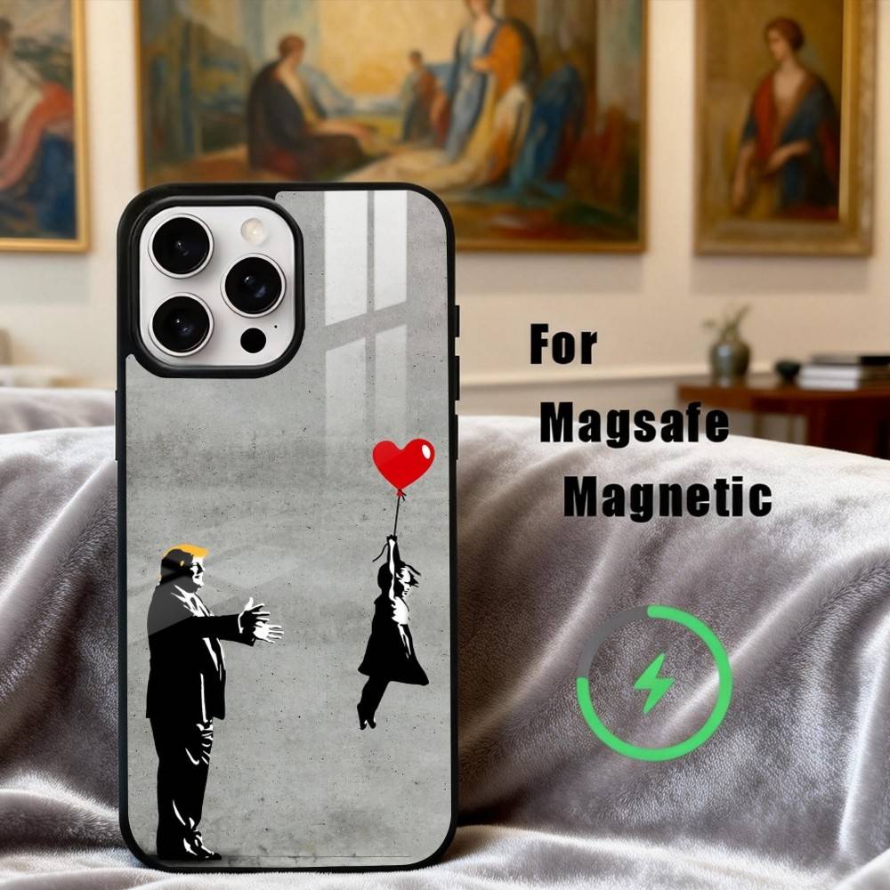S-Street Art B-Banksy G-Graffiti  Phone Case For iPhone17,16,15,14,13,12,11 Plus,Pro Max Magnetic For Magsafe Wireless Charging