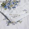 Fuanna Månskensmorgon Blomma Ren Bomull Tussah Silke Sommartäcke