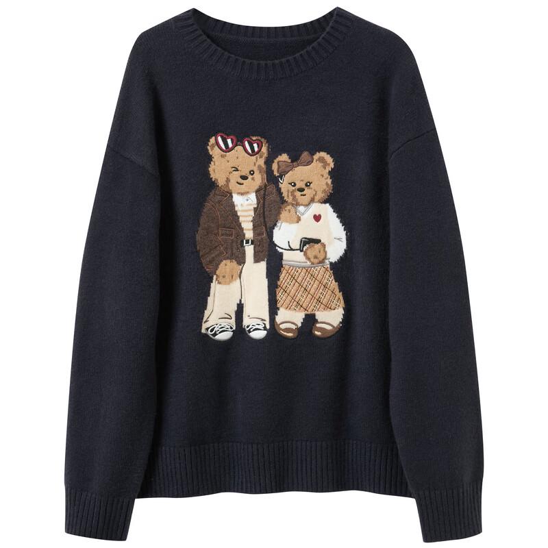 Sancai 2025 Winter Little Bear Knit Sweater