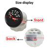 ELING 52mm Water Temp Meter Temperature Gauge Indicator for Engine Motorcycle RV Auto Yacht Boat 12V 24V With Red Backlight