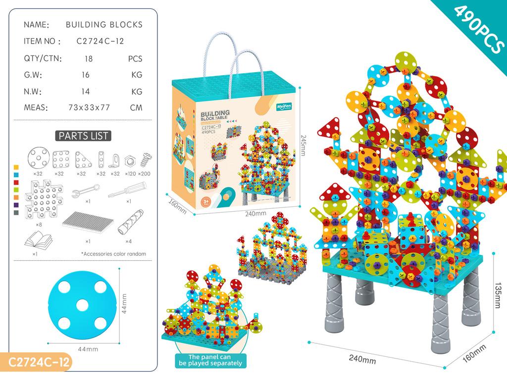 Kendin Yap Vida Sökme Yapı Blokları Anaokulu Bebek Uygulamalı Beyin Bulmacası Montaj Oyuncakları