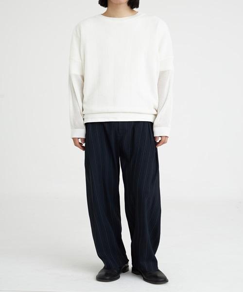Youth Lightweight Crew-Neck Knit - White M