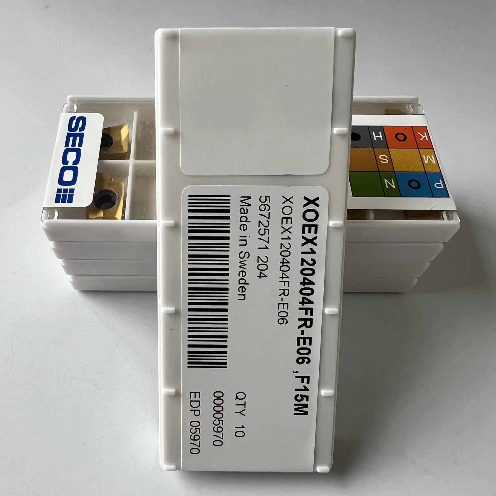 

XOEX120404FR-E06, F15M / Industrial indexable Carbide Inserts 10 Pcs