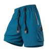 Outdoor IJszijde Ademend Lichtgewicht Sneldrogende Sportshorts voor Mannen Zomer Losse Werkkleding Stijl Vijfkwartbroek