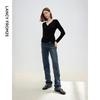 Langzi V-Neck Wool Knit Sweater