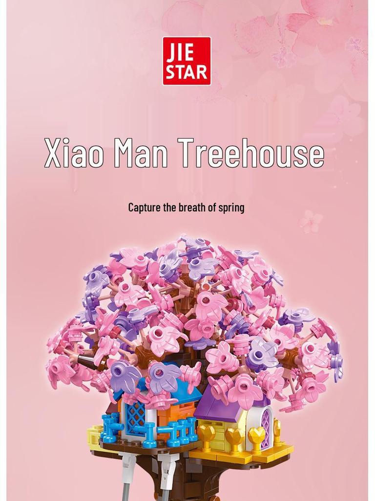 Eternal Flower Bouquet Building Blocks Pendant Compatible with LEGO DIY Ornaments Model Toys