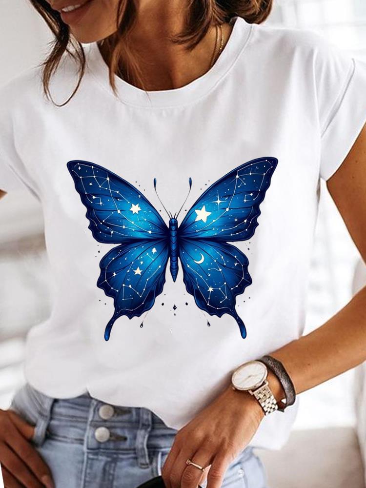 (Asian Size)  Clothing T Shirt sweet plant cute Fashion Tee Print Lady Women Casual Top Short Sleeve Female Graphic T-shirts