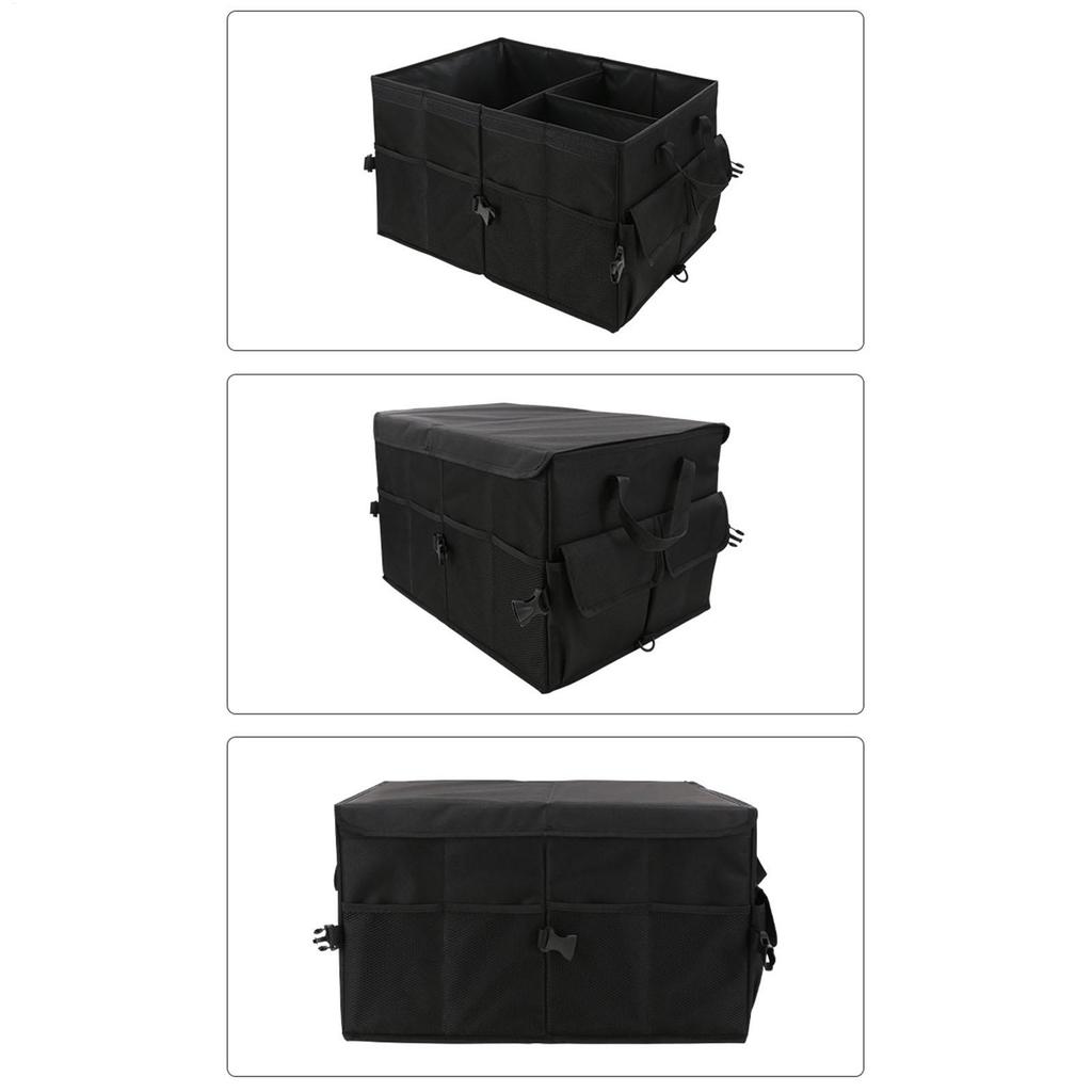 Truck Organizer Foldable Portable Multifunctional Auto Accessories Car Storage Box For Road Trip Travel Camping Picnic Long
