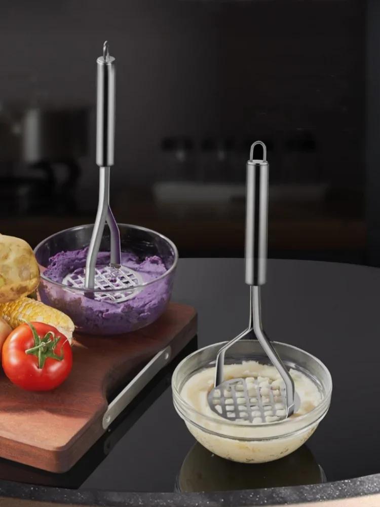 Kuchyňský gadget Kreativní lis na bahno Mačkadlo na pyré Výrobník šťávy Nerezová ocel Drtič brambor Drtič brambor Nářadí na ovoce Cocina Cozinha