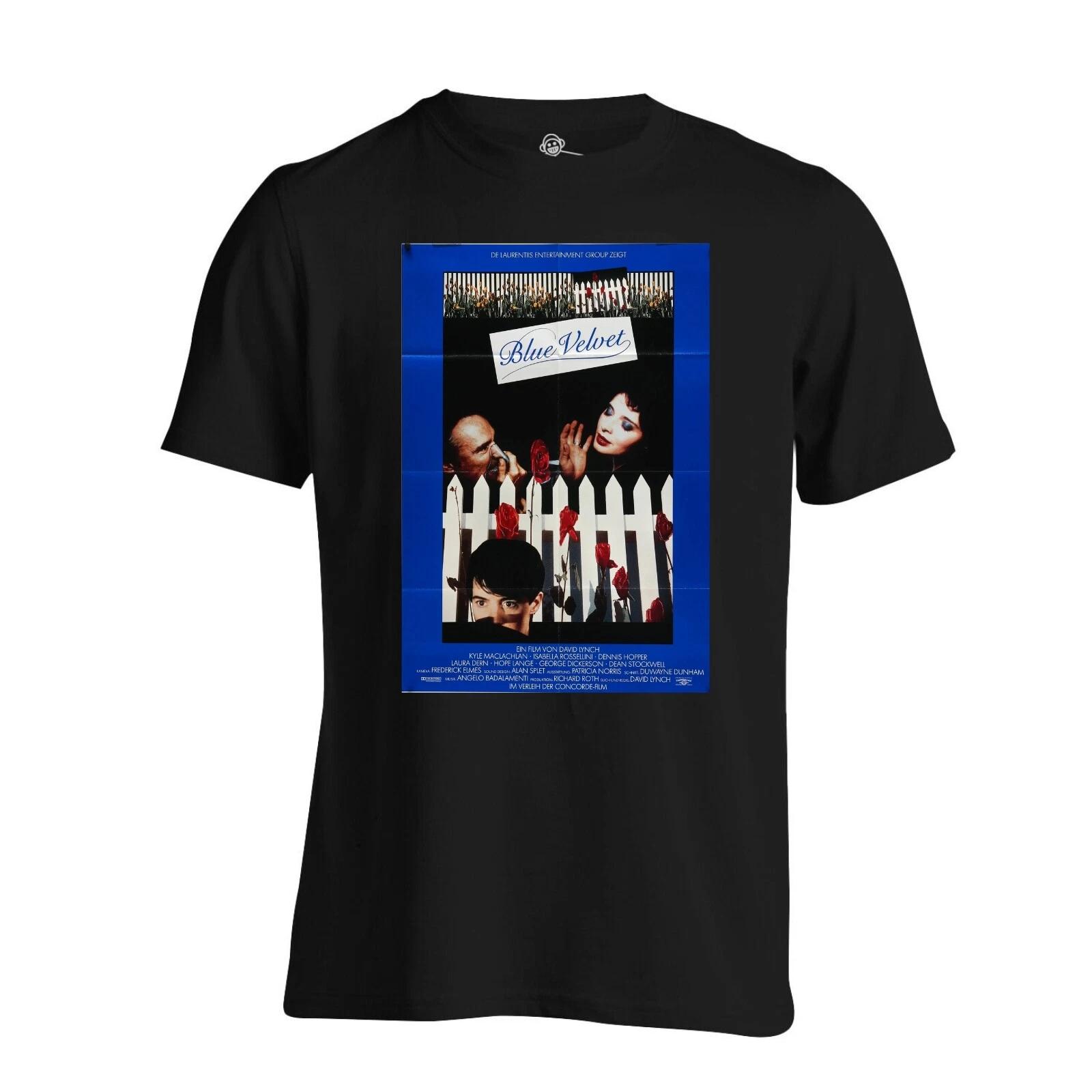 Blue Velvet 1986 T Shirt Classic Movie Film Poster Print M