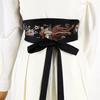 Wide Waist Belt Embroidery Dress Decor Chinese Traditional Waist Band  Hanfu