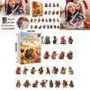 Christmas Countdown Series Marmot 24piece Acrylic Hanging Calendar For Seasonal Gift