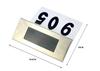 Solar LED House Number Light - Wall-Mounted Light Control