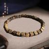 Hainan Natural Agarwood Bracelet High Goods Yingge Green Qinan Agarwood Beads 5mm Chennan Sugar Cube Wenwan Bracelet