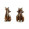 Copper Craft Brass Cat Statue Home Decor Animal Desk Ornaments Desktop Home Decoration Collectible Cute Statue Ornament