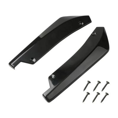 Parachoques delantero y trasero para coche, difusor de alerón, protector universal contra arañazos, aletas de fibra de carbono, extensión de faldón lateral