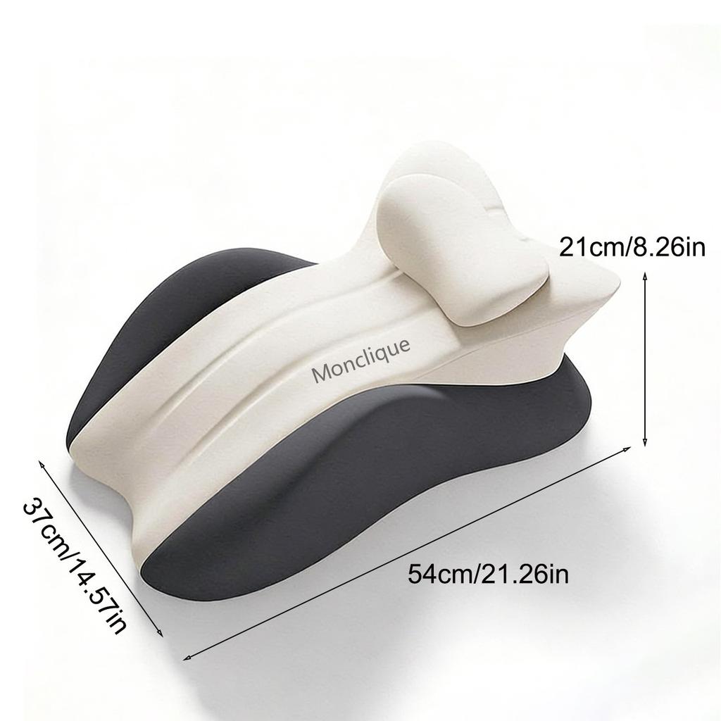 Prone Massage Pillow Memory Foam Ergonomic Pillow Lumbar Support Correction Pad Relaxed Body Couples Unlock New Poses Detachabl