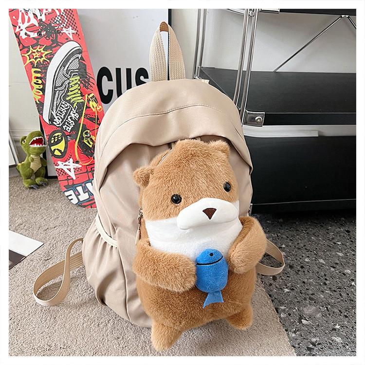 Cute Versatile And Otter Animal Bag For School Commute And Design Animal