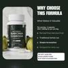 Heroot Garcinia Cambogia Kapseln 1200mg, HCA 95% Extrakt, 60 Kapseln für das tägliche Wohlbefinden