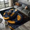 Living Room Sofa Kitchen Entrance Doormat Large Area Rugs 3D Printing Animal Snake Pattern Carpet Non Slip Balcony Floor Mat
