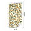 Beige, Cream and Gold Flowers Wallpaper for Living Room and Bedroom 50x1000