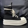 Classic High-top Platform Heightening College Style High Street American Men and Women Couple Big Head Locomotive Boots Martin Boots Board Shoes
