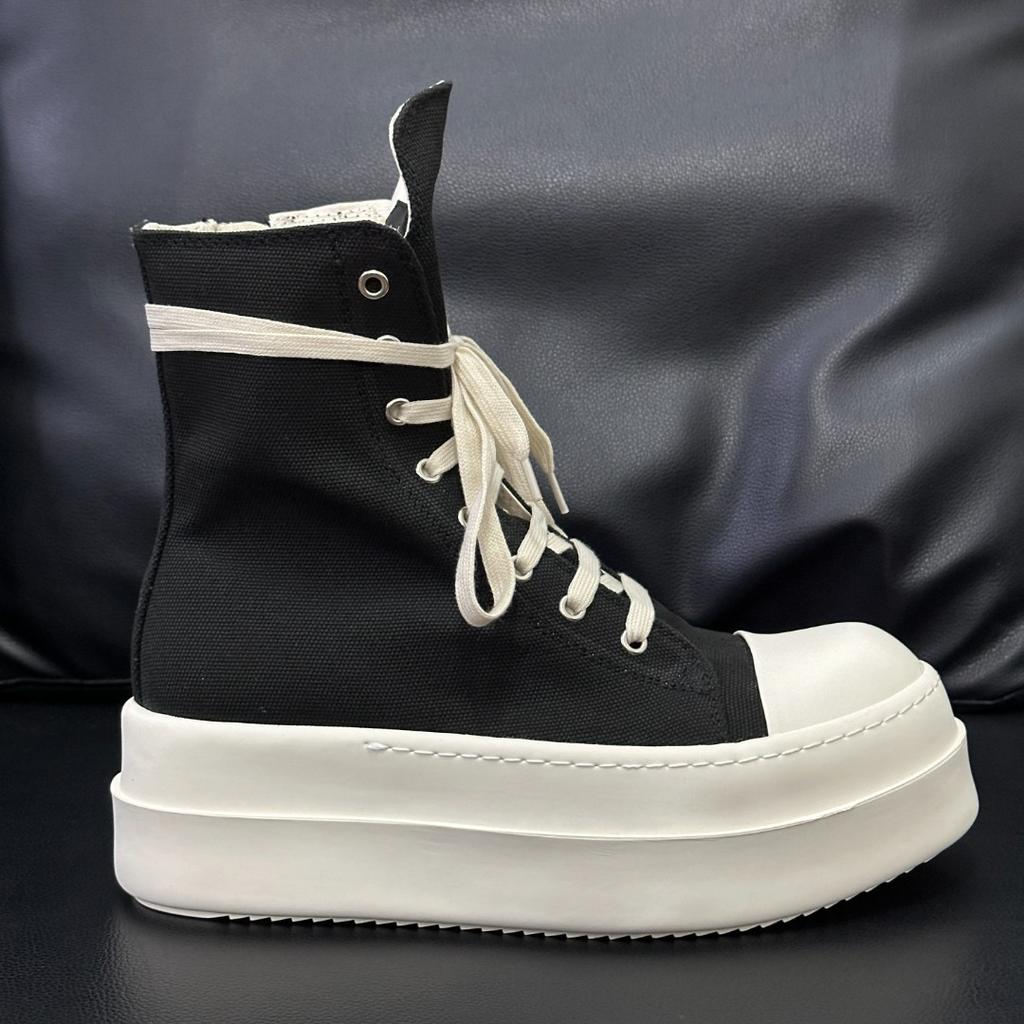 Classic High-top Platform Heightening College Style High Street American Men and Women Couple Big Head Locomotive Boots Martin Boots Board Shoes