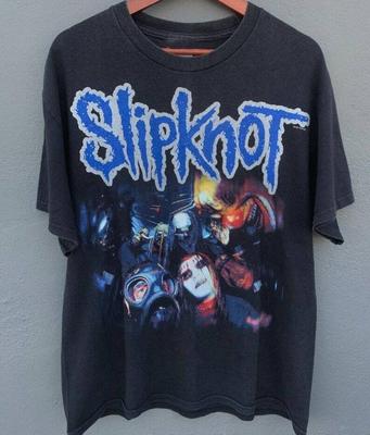 Slipknot Band  Black Short Sleeve Cotton T-shirt Unisex S-5XL Men Women VN1247 Unisex T-Shirt