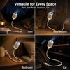 2-in-1 Galaxie Projektor Nachtlicht USB LED Sternenhimmel Lampe 360° Drehung Einstellbare Helligkeit für Schlafzimmer Decke Raum Auto Dekoration