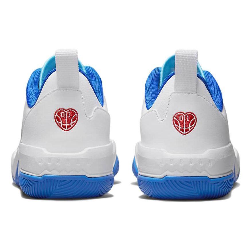 Jordan One Take 4 PF Low Top Basketball Shoes Men Sneaker White Blue DO7192-164