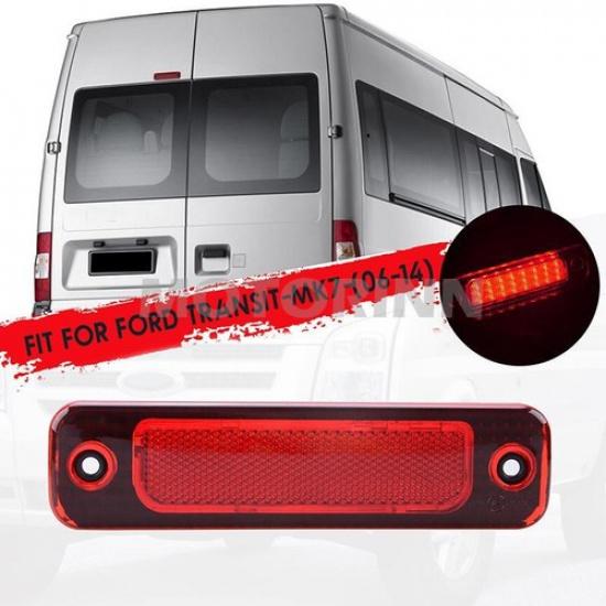 ДЛЯ Ford Transit MK7 2006-2013 14-й дополнительный стоп-сигнал Задний фонарь Красный светодиод