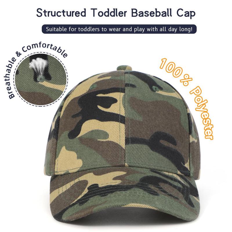 Camouflage Ultra-Soft Toddler Baseball Cap for Boys