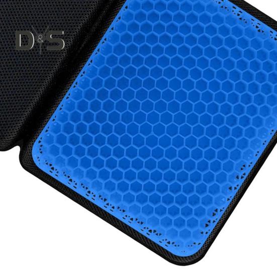 TPE Gel Portable Seat Cushion Sedentary Pain Relief Breathable Washable Outdoor Camping Garden Bench Travel Airplane Seat Foldable Pad Mat