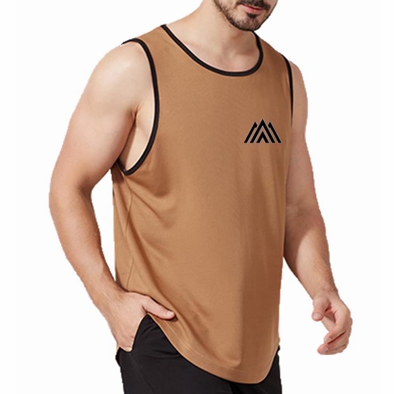 Men'S Clothing Four Seasons Outdoor Basketball Quick Dry Fashion Gym Tank Top Sport Leisure Breathable Sleeveless Shirt