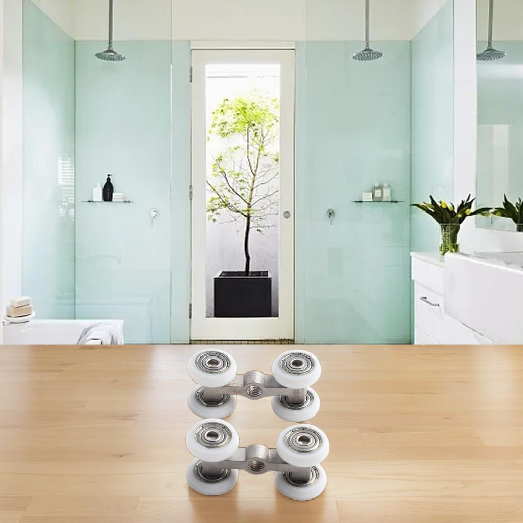 1 Set Sliding Door Roller Load Bearing Hanging Wheels For Home Sliding Doors Hardware Accessories Easy Installation