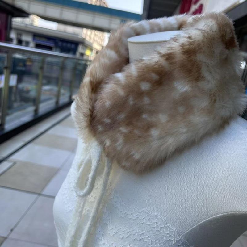 Luxury Plush Scarf Cosplay Headwear Ear Warmer Cosy Winter Neck Wrap For Sensitive Skin User Friendly Design