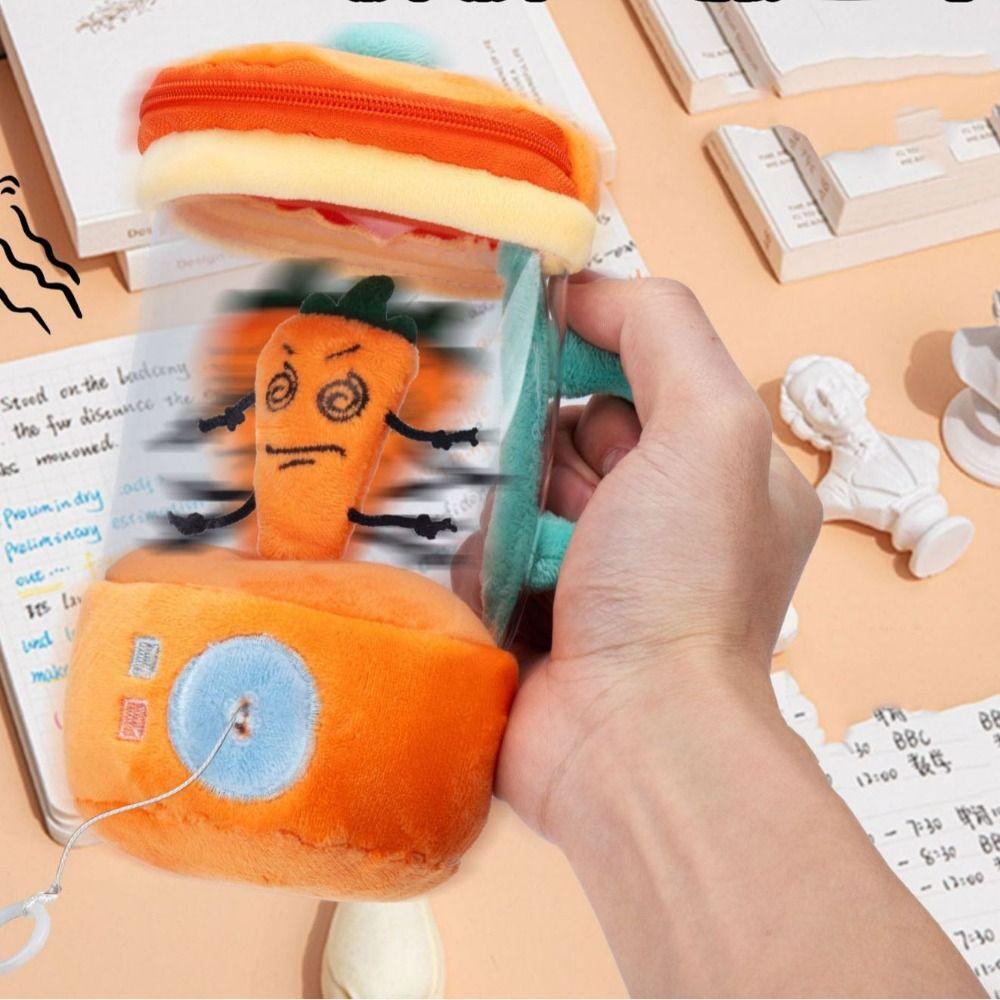 Rope Rotation Plush Carrot Juicer Toy Avocado Plush Strawberry Doll Stuffed Lemon Doll  Boys Girls