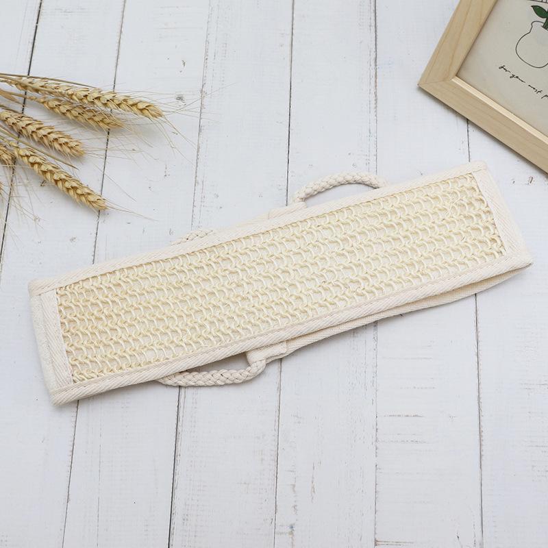 Sisal Back Scrubber Bath Brush for Exfoliating Skin