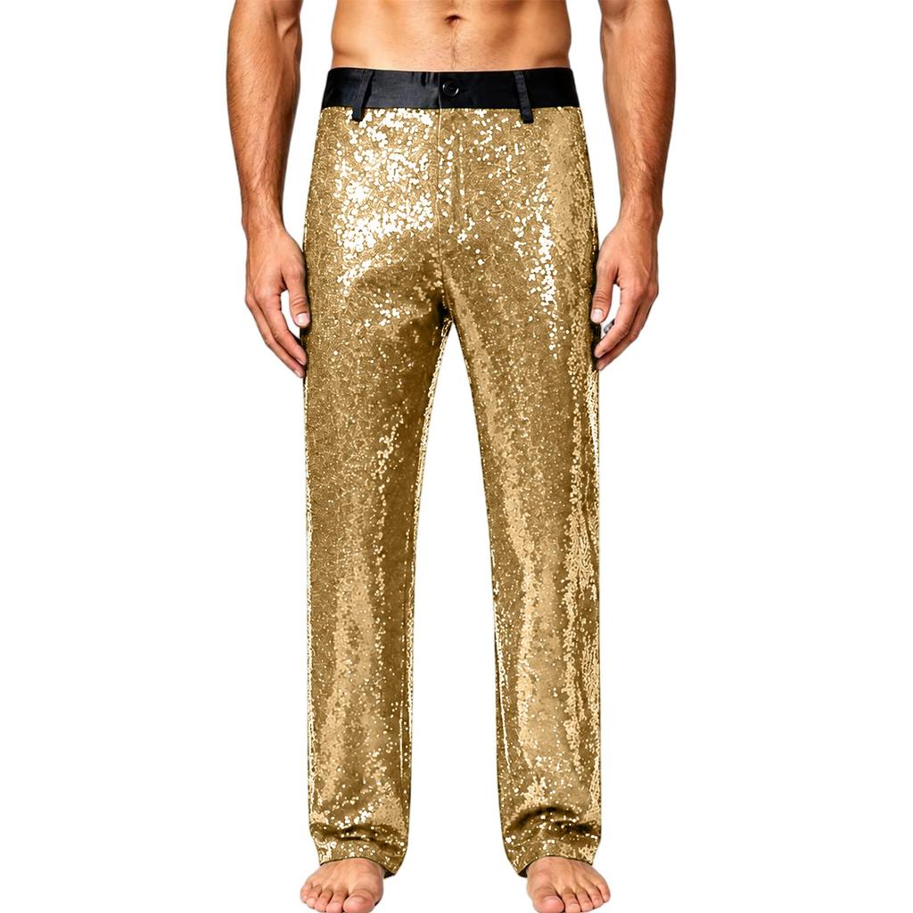 Men's Formal Dress, Trousers, Stage Dance Performance Costumes, Choir, Color Trousers, Photography Studio
