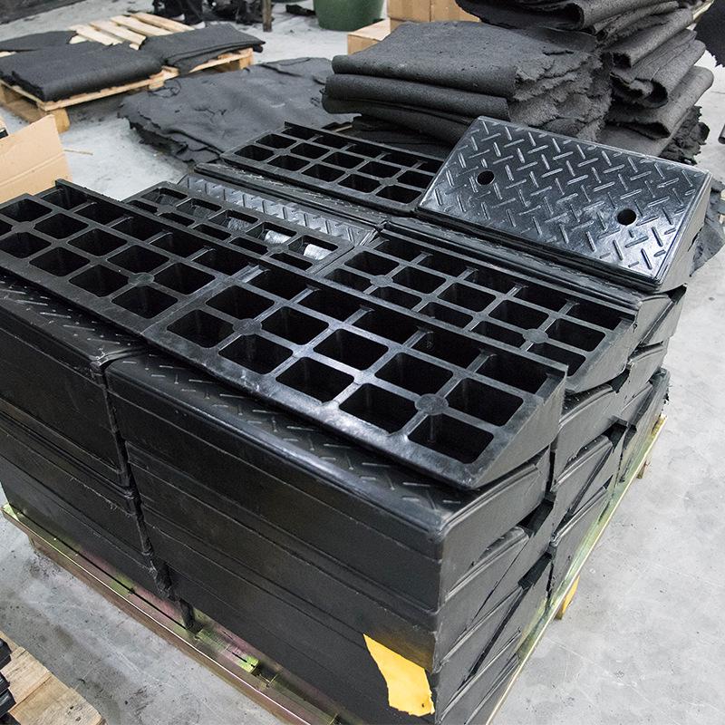 Portable Rubber Plastic Curb Ramp Step Pad