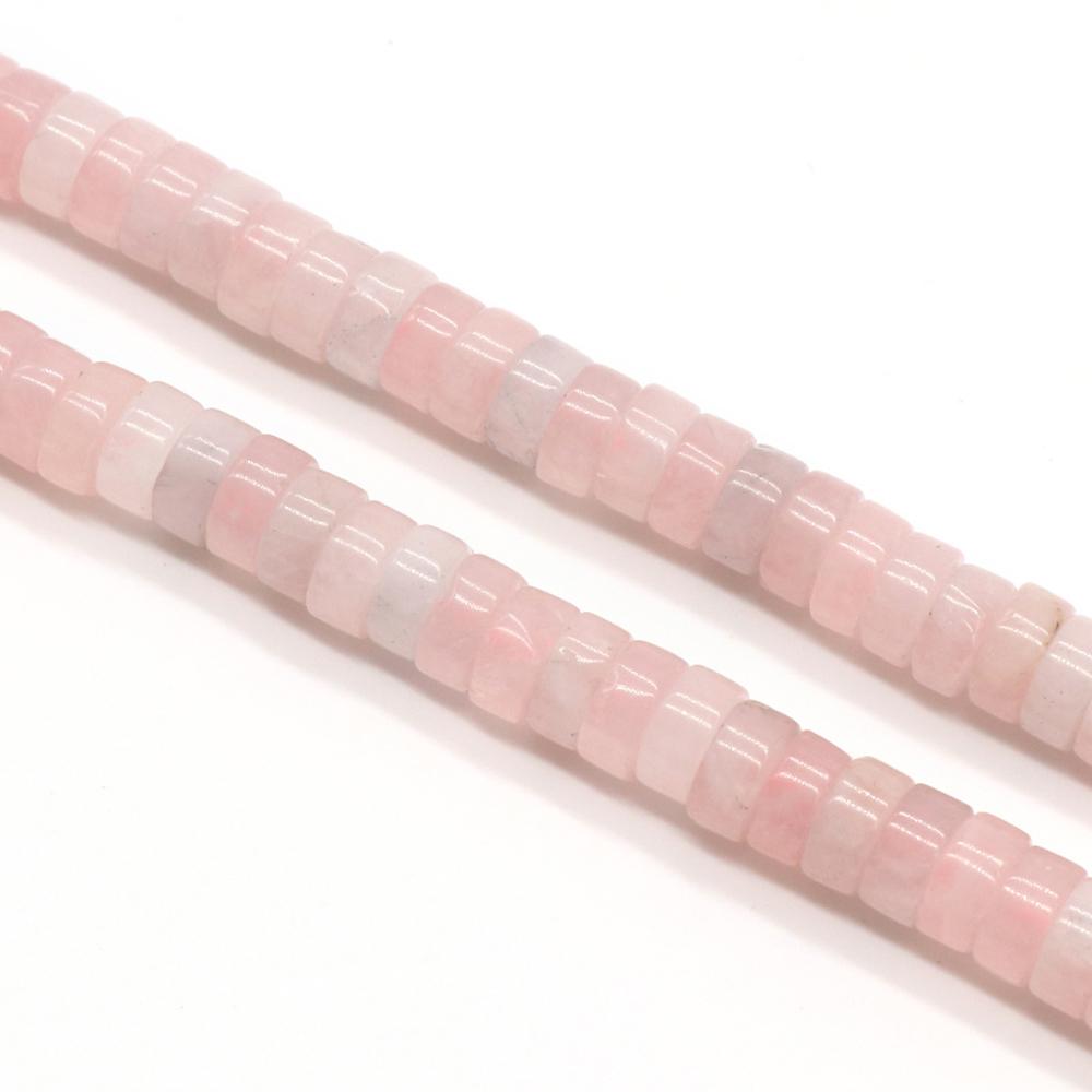 1 Strang, Heilkristallperlen, Runde Scheibe Naturstein Edelsteine Lose Abstandshalterperlen für Schmuckherstellung DIY Halskette Armband Fußkettchen Zubehör