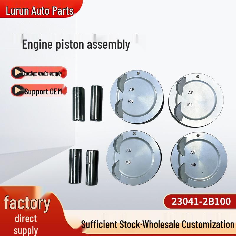 Piston Assembly with Pin for Kia Forte 1.6L Engine (23041-2B100)