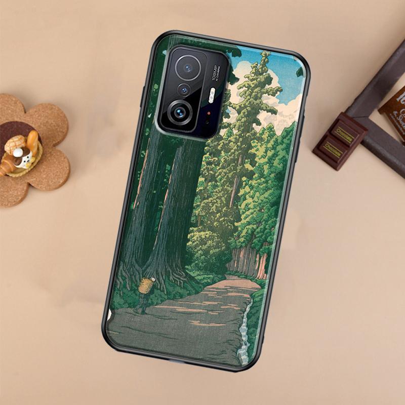 Japanese Ukiyoe Case For Xiaomi 14T 11T 12T 13T Pro 13 14 Ultra POCO X7 Pro X3 X5 F3 F5 F6 M6 X6 Pro Cover