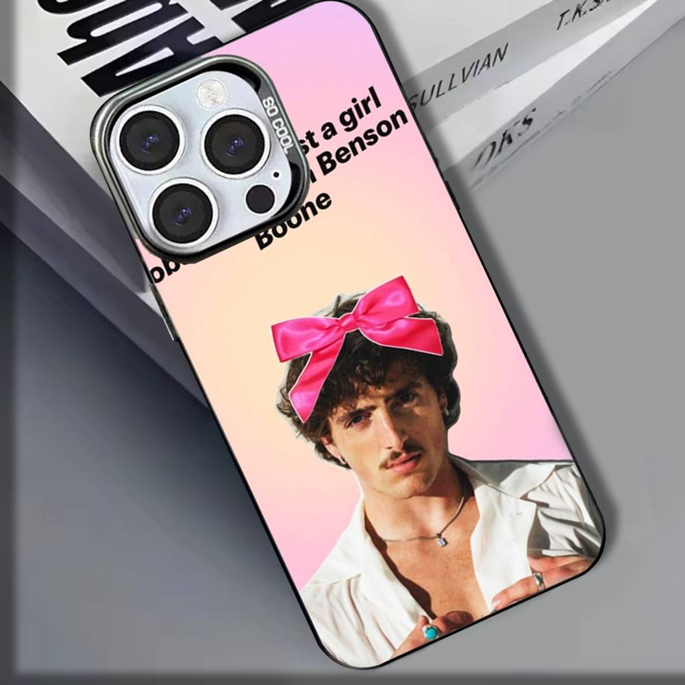 

B-Benson Singer Boones Phone Case For iPhone 16,15,14,13,12,11,8,7,Pro,Max,Plus,Mini,XS,SE Shockproof Matte Cover iPhone14