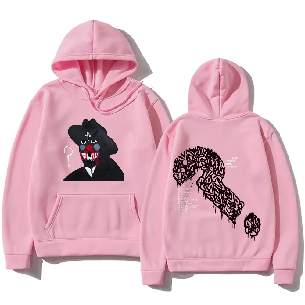 21 Savage What Happened To The Streets? New Album Hoodie Retro Hip Hop Streetwear Women Men Y2k Sweatshirt Fashion Graphic Hoody