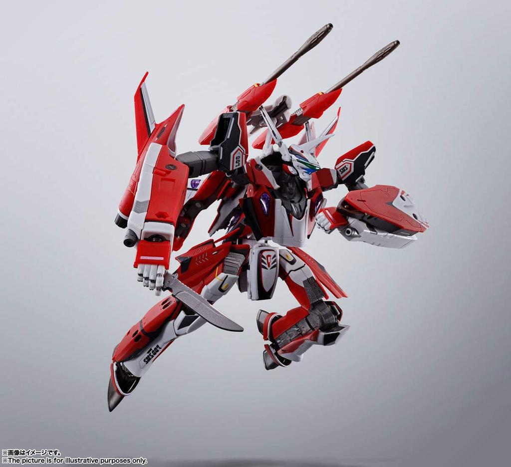 TAMASHII NATIONS DX Chogokin Macross F the Movie Durandal Valkyrie Saotome Full Set Pack 220mm Malovaná pohyblivá figurka ~Sbohem Tsubasa~ YF-29 (Alt