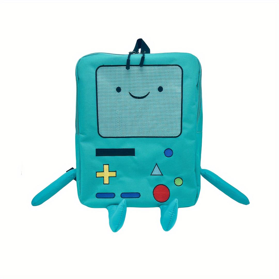 

Милый мультяшный рюкзак из ткани Оксфорд, забавная трехмерная школьная сумка для школьников, подходит для путешествий на природе синий