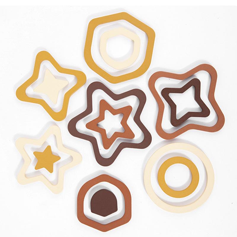 Wooden Geometric Shape Matching Puzzle Board Color Cognition Shape Thinking Logic Training Children Montessori Educational Toys
